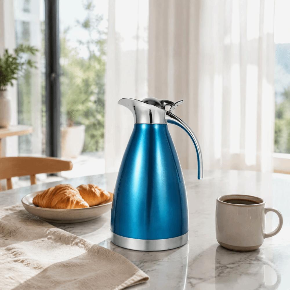 Stainless Steel Coffee Pot Double Wall Hot Water Bottle Vacuum Insulated Thermo Jug  For Tea