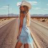 Womens Suede Mini Dress With Deep V-Neck Zipper Front Sleeveless Bodycon Fit Streetwear Outfit