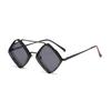 Vintage Steampunk Unisex Sunglasses Luxury Designer Punk Glasses Rhombus Alloy Frame Shades for Men and Women