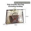 1Pcs Home Wardrobe Leather Bags Dust Bag Multifunctional Transparent Moisture-Proof Bag Breathable Hanging Protective Bag