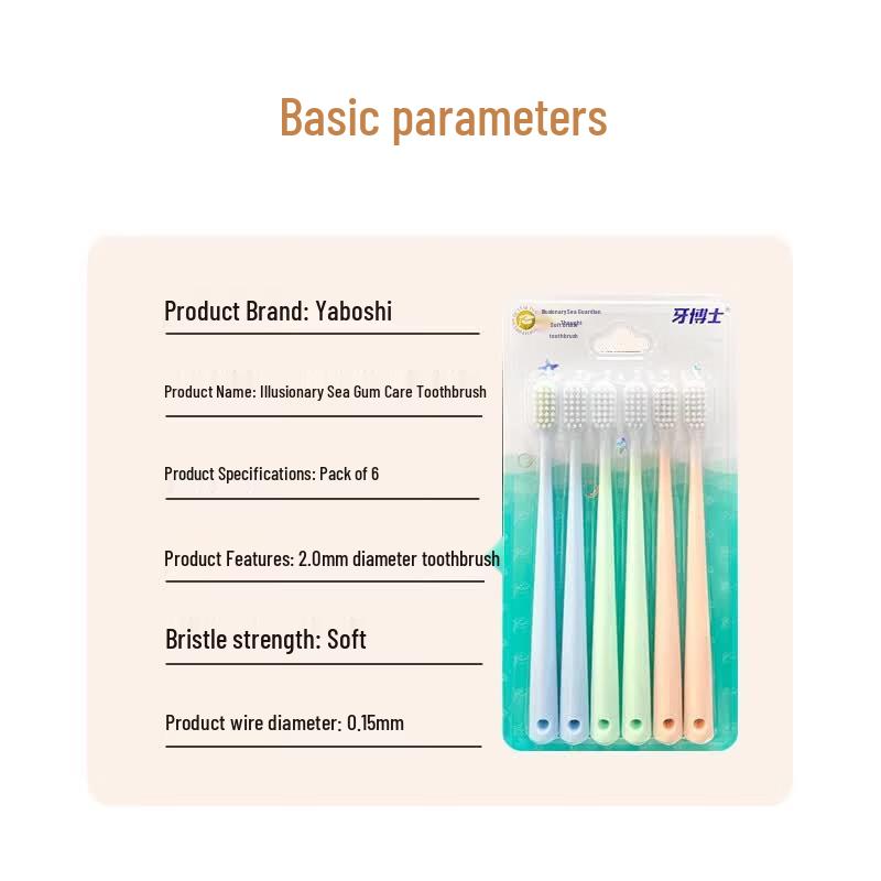 Dr. Tooth Gum Protection Small Head Soft Bristle Toothbrush