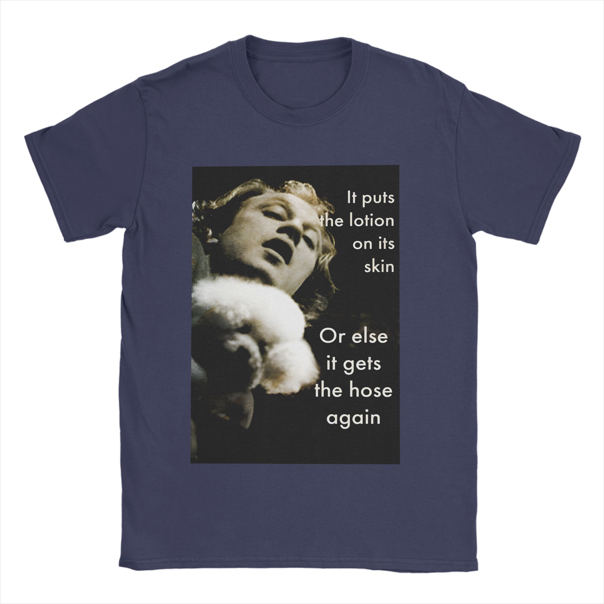 

Horror Movie TShirt Unisex Silence Of The Lambs Novelty 100 Cotton Tees Round Collar Short Sleeve T Shirt Birthday Gift Clothing 4XL