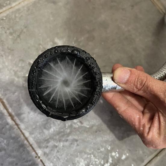 Shower Head Universal Fit Handheld Upgraded Rough Hole Design Easy to Install Stable Water Flow Shower Head