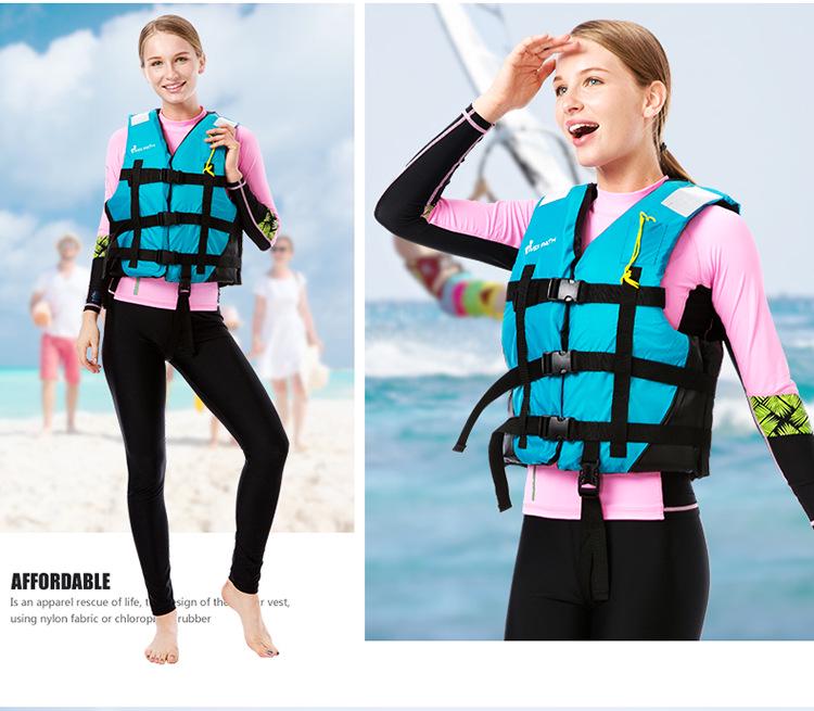 WELLPATH Adjustable Adult & Children's Life Vest for Fishing and Swimming