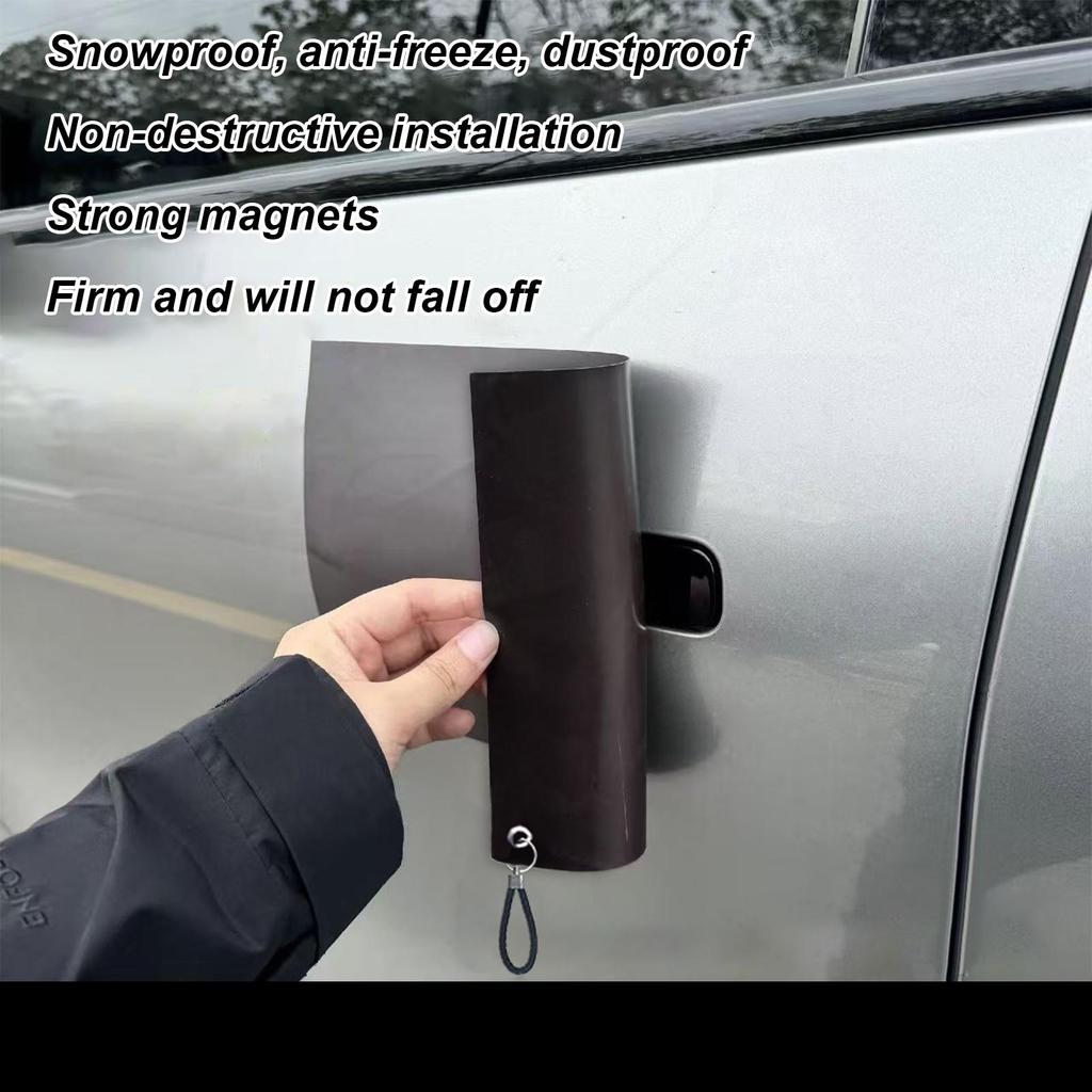 1pc Car Door Handle Protector For Snow Anti-Freeze Protector For Vehicle Door Handle Prevents Car Door Handles From Freezing Car
