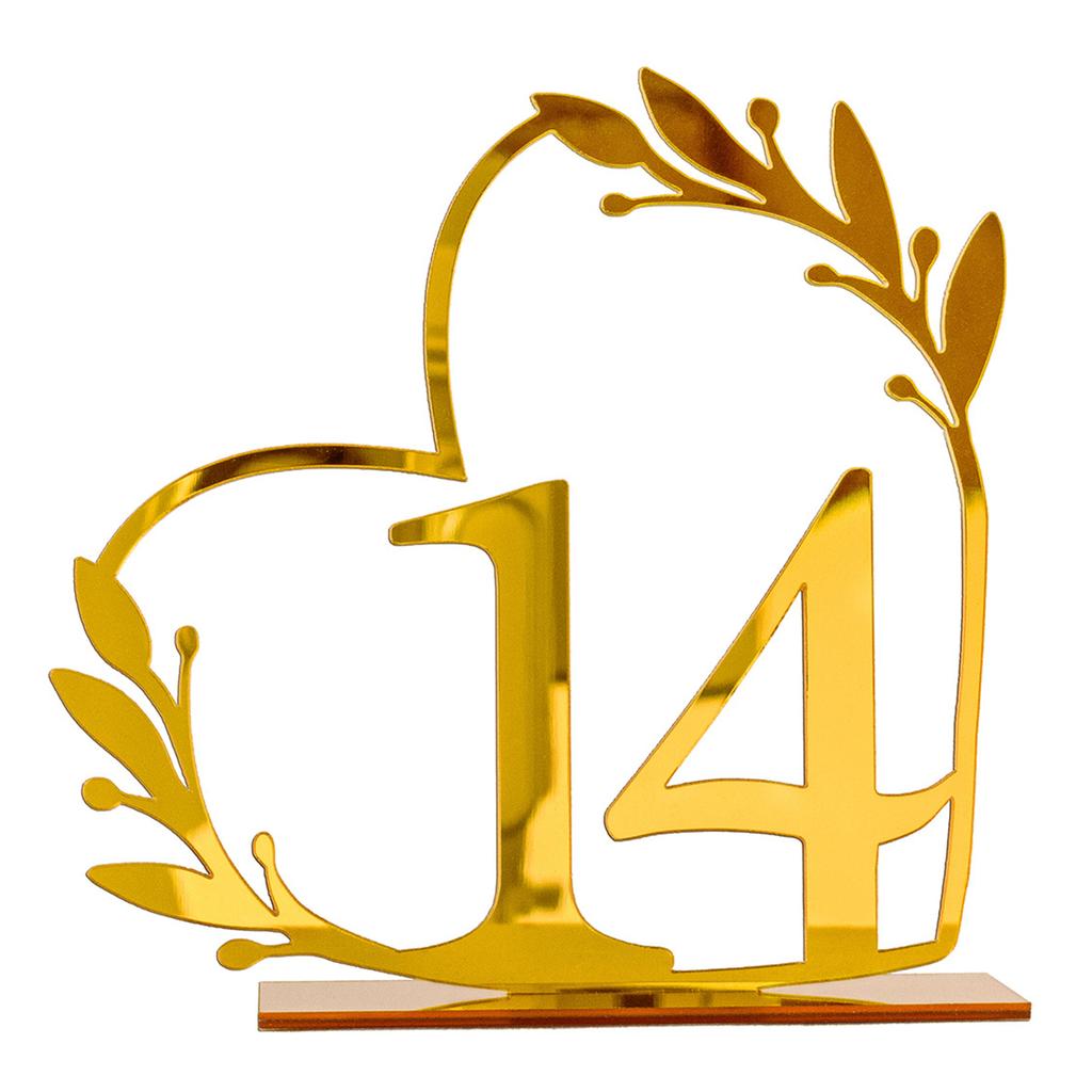 DIY Acrylic Numbers Wedding Table Numbers Mirror Table Numbers