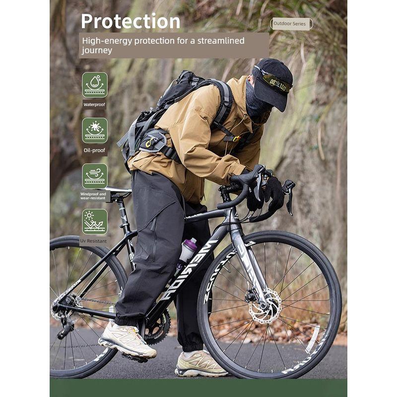 Soft Shell Tactical Pants Men's 2025 American Outdoor Casual Pants Ankle-tied Straight Mountaineering Logging Overalls Men's Paratroopers