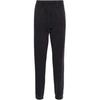 Polo Solid Color Logo Embroidered Casual Cuffed Sweatpants Men Bottoms Smoke-Black 710916699-012