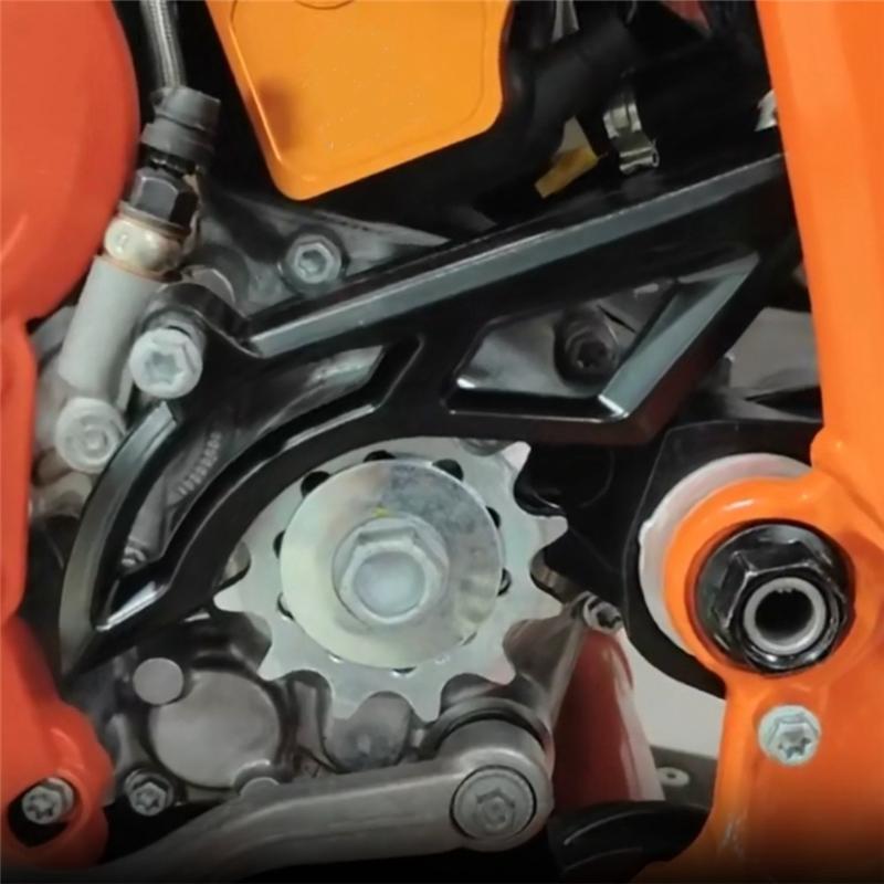 Motorcycle Front Sprocket Cover Guard Upper Guide Chain Protect For SXF EXCF XCF FC FE 250 350