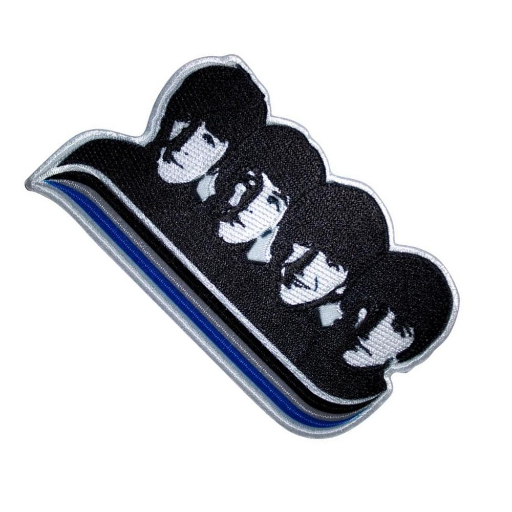 The Beatles Stripes Heads Iron On Patch