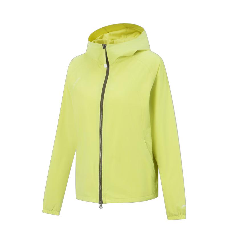 Li-Ning Women s Fleece-Lined Water-Repellent Hooded Windbreaker AFDVL52 M
