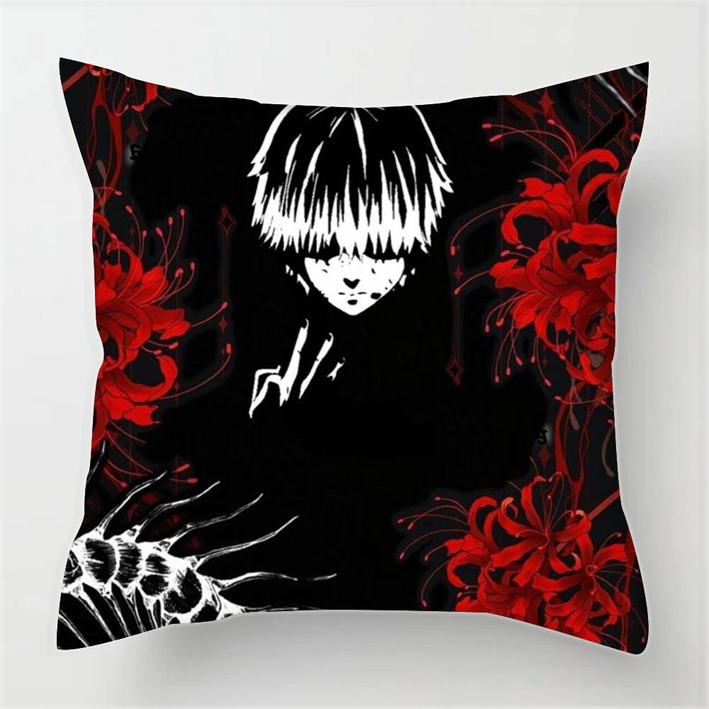 Kuddfodral kuddöverdrag vardagsrum soffor heminredning presenter Anime T-okyo Fear Ghoul söt