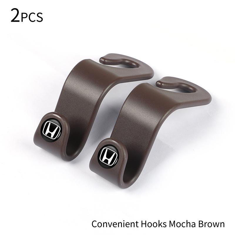 CKBSX1 Car Logo Seat Hook Multi-function Seatback Storage Hanger Accessories For Honda Accord Civic CRV Jazz Fit HRV Odyssey Insight Ci