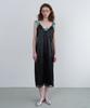 Obeodyupeulleeo Lace Satin Dress_Black