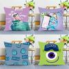 1PC Cartoon Monsters Inc Pillow Case Square  Bedroom Sofa Leisure Comfort Cushion Car Home Decoration Pillowcase 40x40