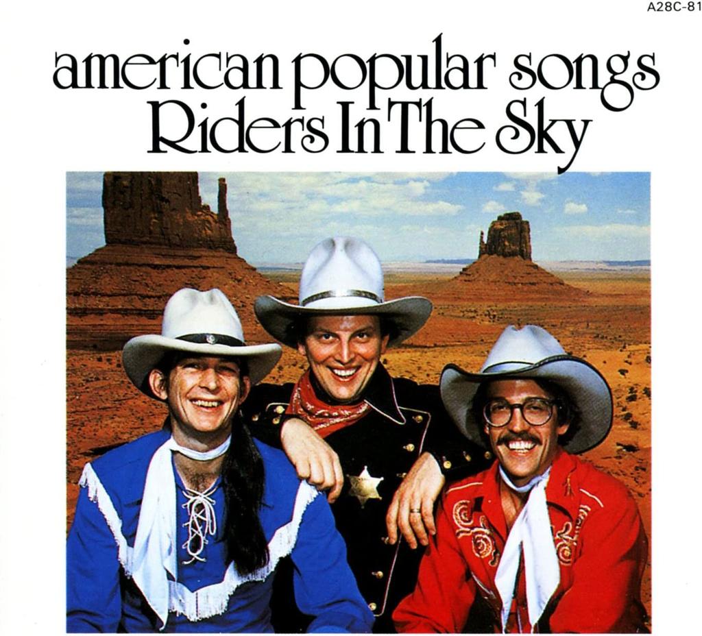 CD RIDERS IN THE SKY - Nostalgic American Pop A28C81 Japan Music Others Used