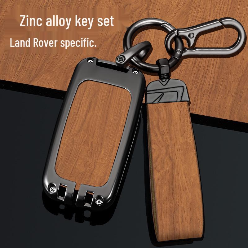 Land Rover Key Case for Range Rover, Defender, Velar, Evoque, Discovery 4, Freelander, and Discovery 5 - Metal Car Key Bag.
