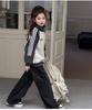 Girls' Spring/Autumn 2026 Sportswear Jacket - Stylish Baseball Top for Medium To Large Children