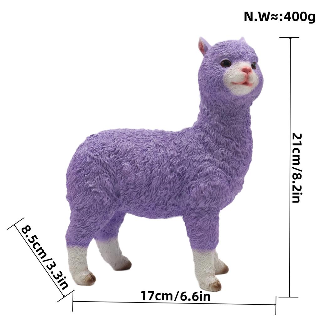 Kreative Simulation Alpaka Harzhandwerk Neues Zuhause Dekoration Wohnzimmer Eingang Geschenk Modernes Einfaches Ornament