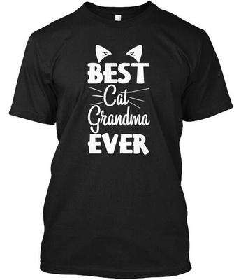 Best Cat Grandma Ever T-Shirt Made In the USA Size S To 5XL