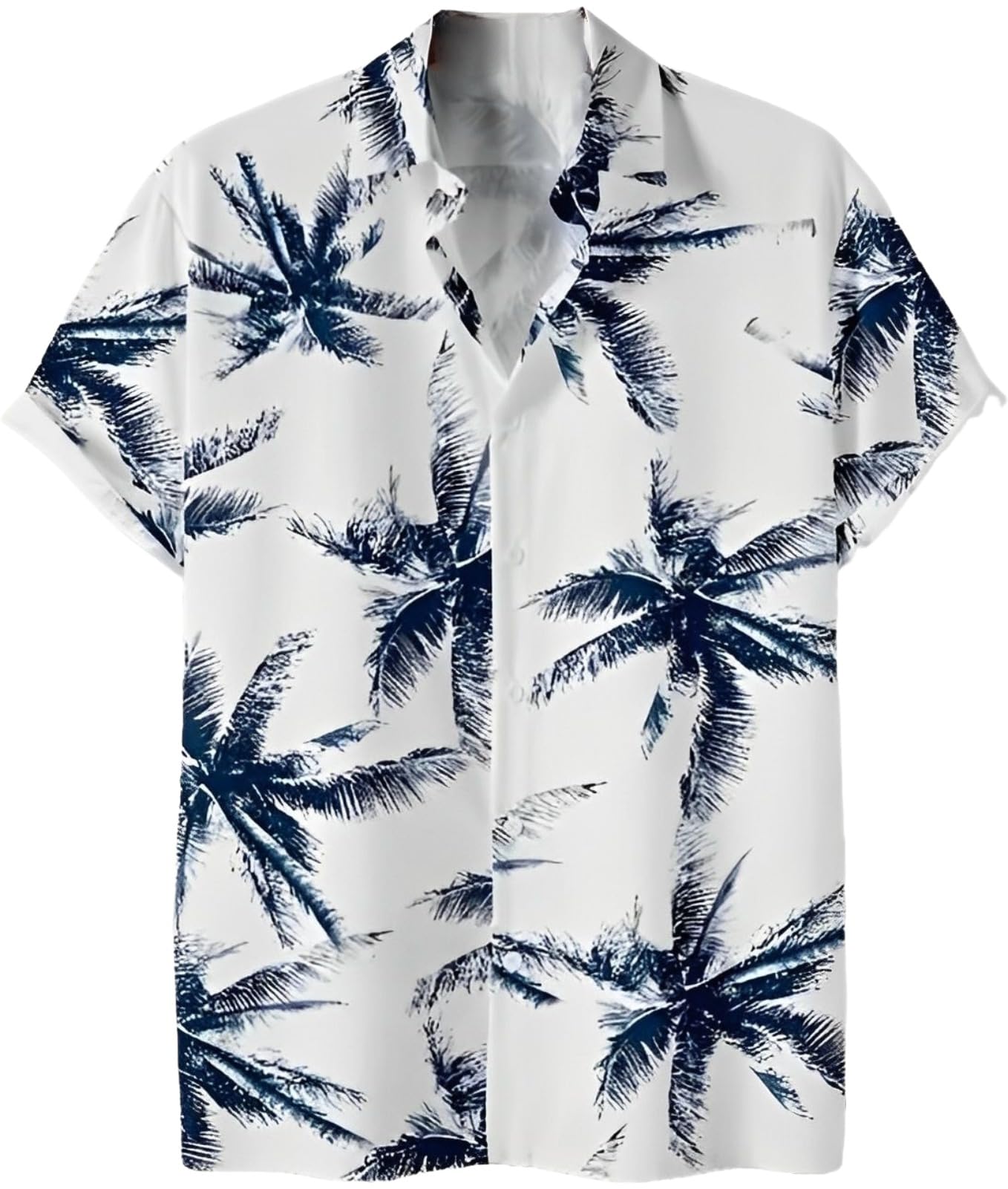 

Emptio Regular Short Business Dress Office Cool Feeling Aloha-Style Shirt, Beach, Collared, Refreshing, Outdoor, All-Over Print, Collar, Sleeve,