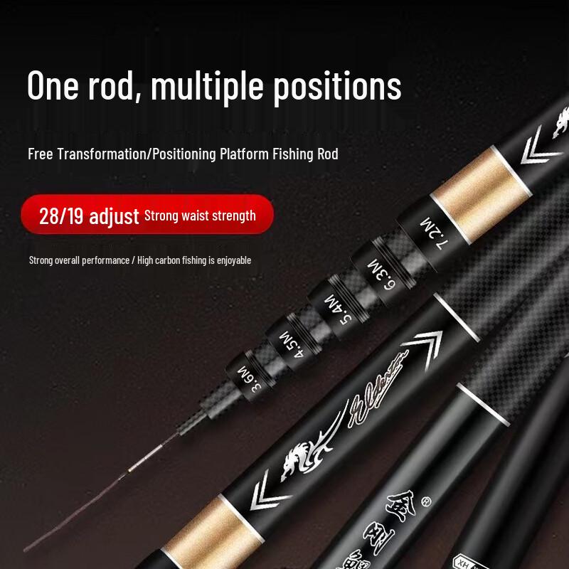 Jian Li Guan Adjustable Carbon Fiber Taiwan Fishing Rod