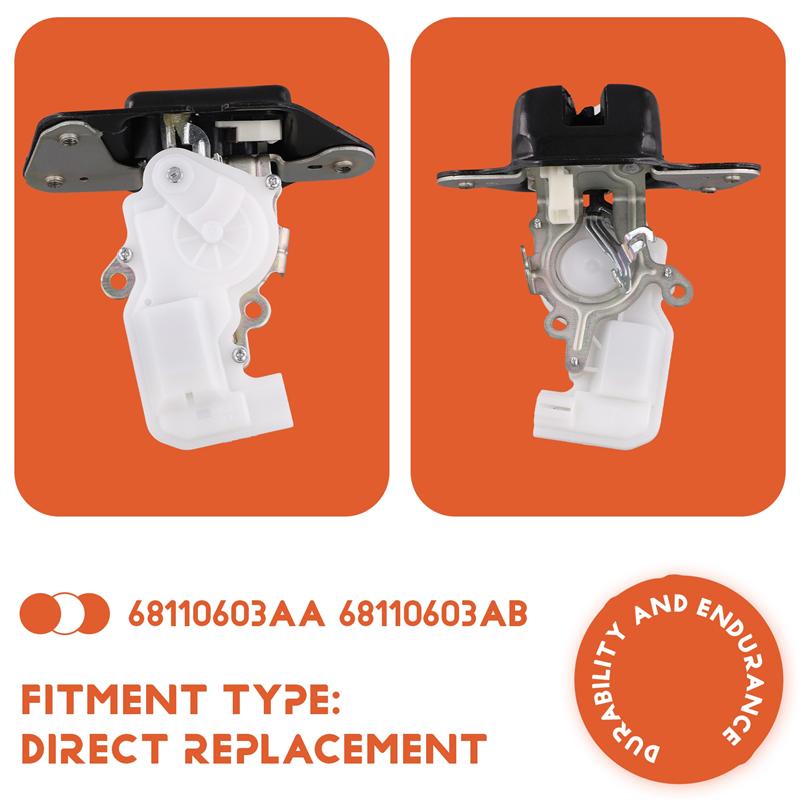 Tail Gate Lock Actuator For Chrysler Pacifica Dodge Durango Jeep- Door Lock Replacement Part 68110603AA 68110603AB