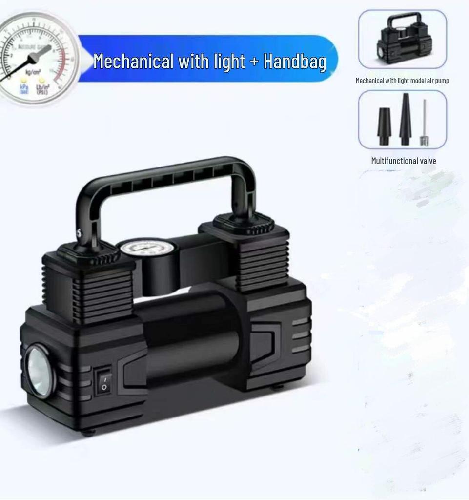 Wireless Smart Car Air Pump with Digital Display - 12V Portable Tire Inflator