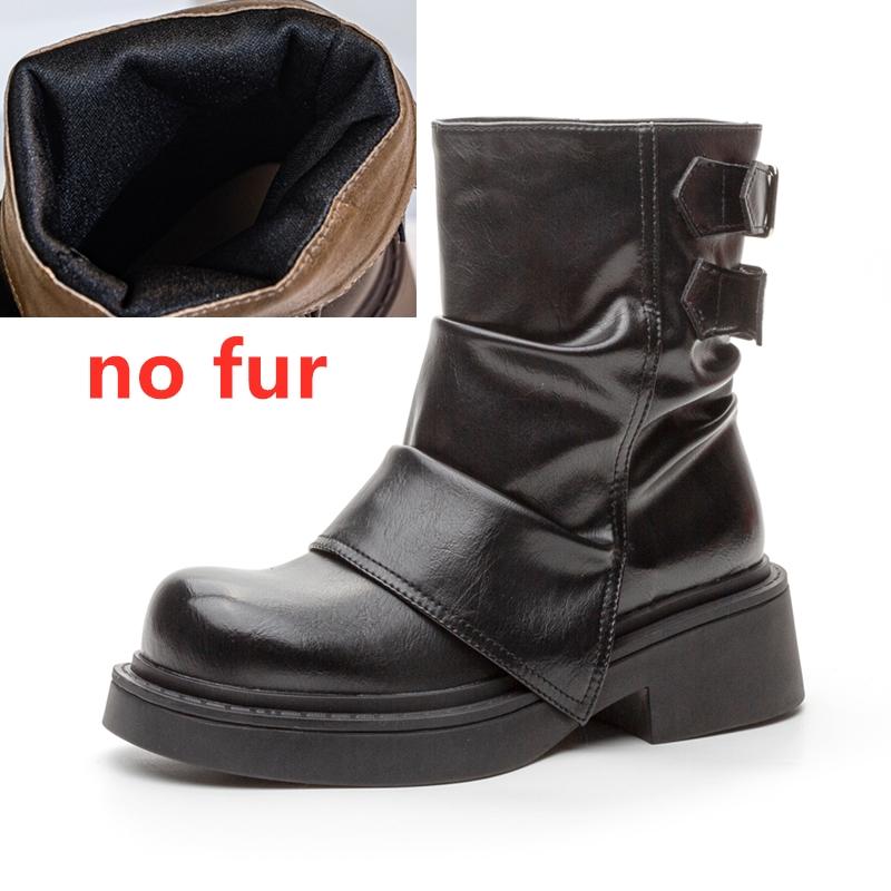 Fashion AIYUQI 2025 New Women's Kuguan Boots Vintage Non-Slip Women Cavalier Boots Large Size Comfortable female Ankle Boots