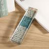 Pressing Paper Flat Clear Crystal Paperweight Rectangle Crystal Weight Ruler  Calligraphy Supply