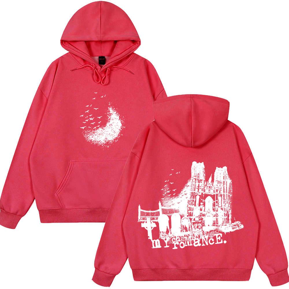 My Chemical Romance Hoody Cemetery Drive The Black Parade Gothic T-shirts Men Women Vintage Oversized T Shirt 2025 Hot Sale Tops