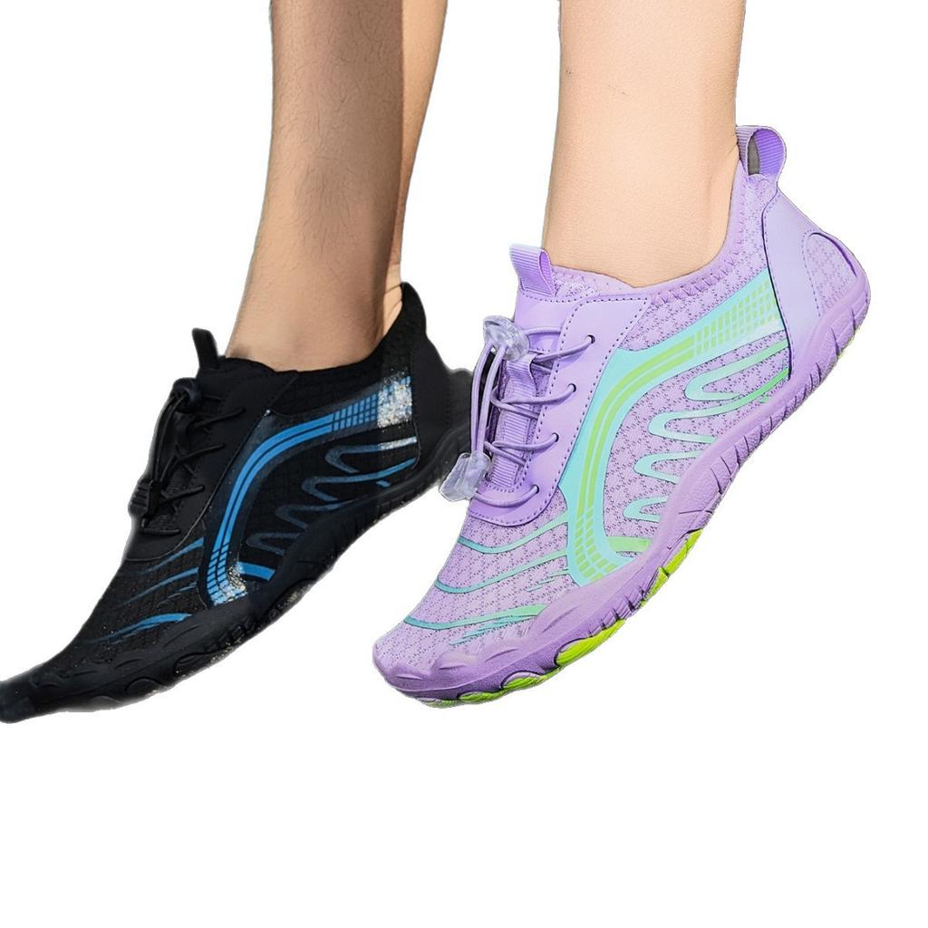 Outdoor beach shoes non-slip swimming creek shoes soft shoes anti-cut quick-drying wading shoes five-finger barefoot shoes