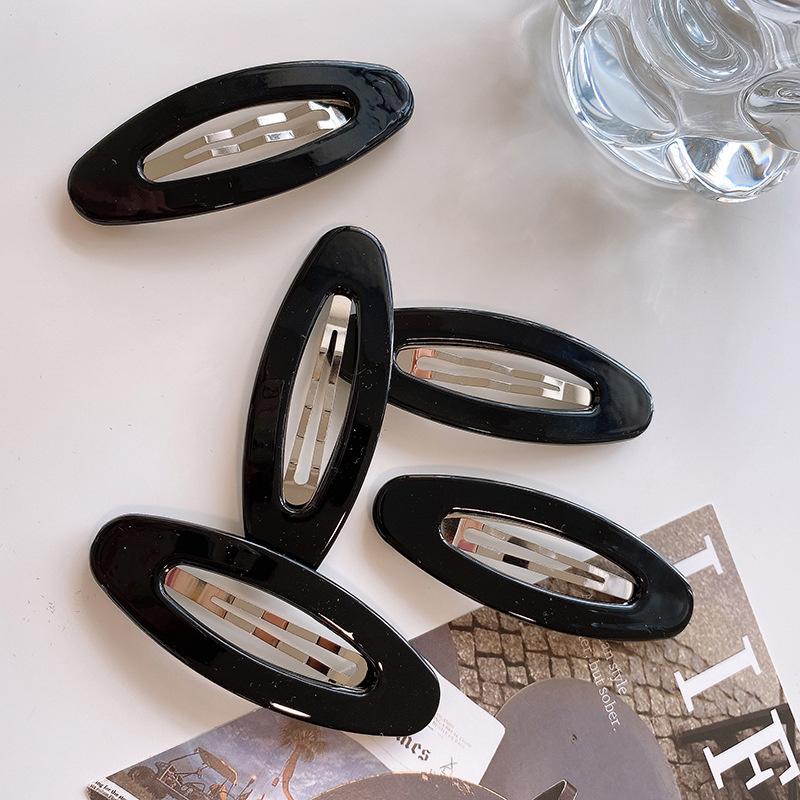5PCS/set Women Oval Hair Clips Side Bangs Fix Barrettes Female Ladies Girls Headwear Hairpins Fashion Hair Accessories Gifts New