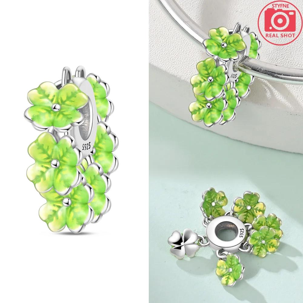 Authentic Original Charm Bead Components Copper Metal Butterfly Flowers Colorful Zircon Silicone Charm Bead Components Bead Components Compatible