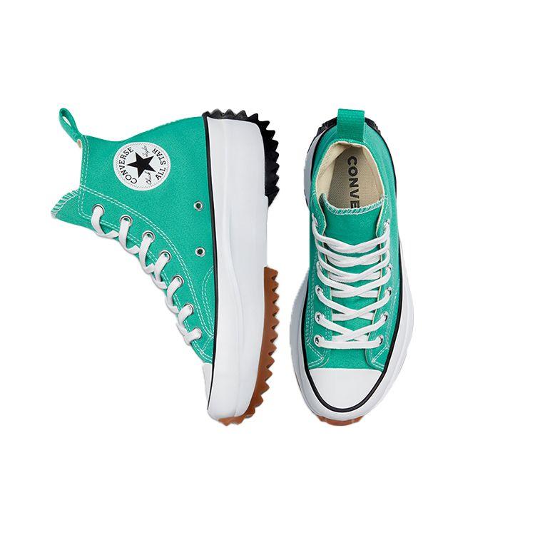 Converse Run Star Hike High Court Green Gum Unisex Sneakers White 170441C