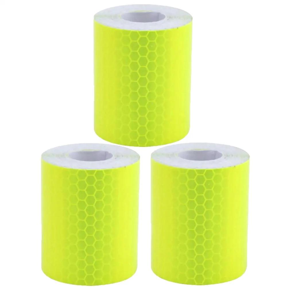 1/3/5Pcs 1M Car Reflective Tape Auto Safety Warning Sticker Reflector Protective Tape Strip Film for Trucks Auto Stickers