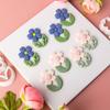 Clay Cutter Leaf Flower Shape Clay Earring Molds for Earrings Making Clay Earring Cutter Tool for Jewelry Making