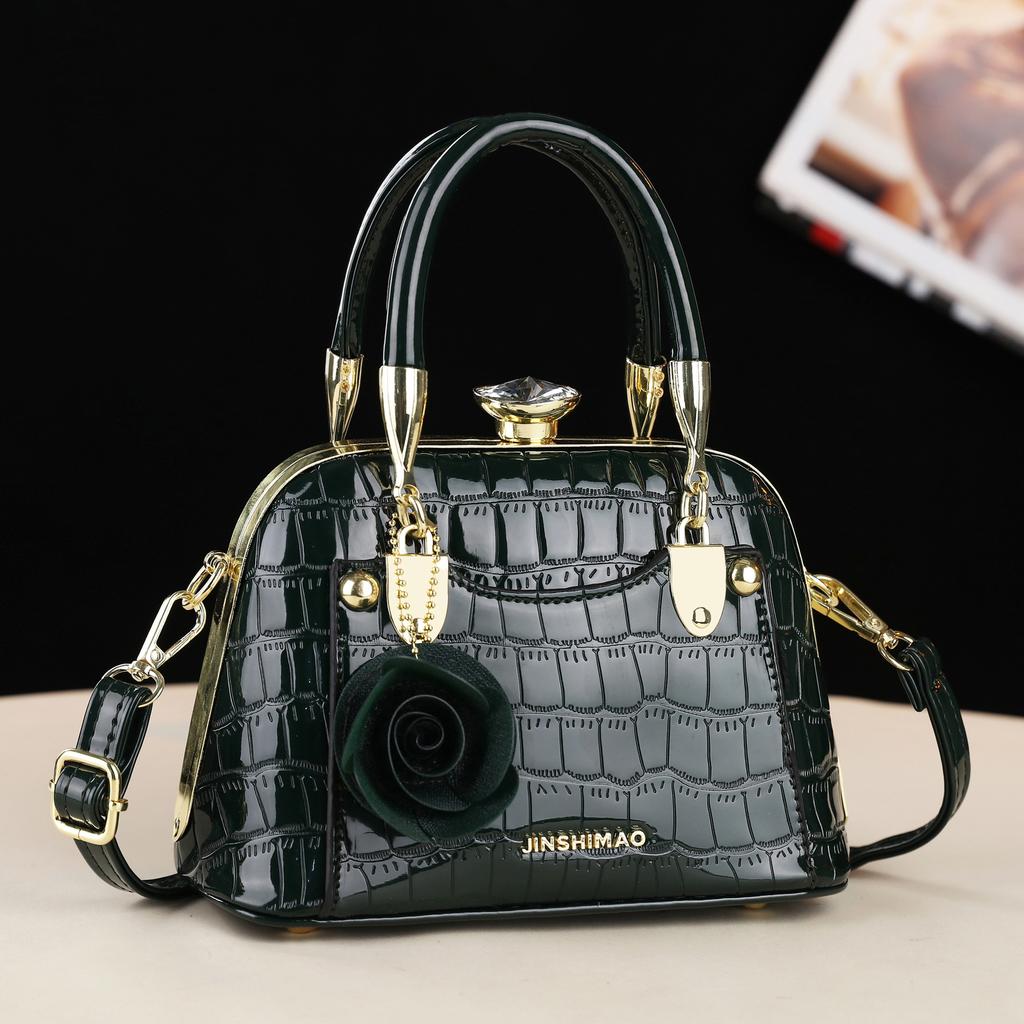 Textur Europäische und Amerikanische Mode Handtasche Umhängetasche Große Kapazität Crossbody Tasche Muschel Tasche Mode Handtasche