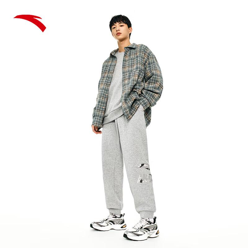 Anta Men s Fleece Lined Jogger Sweatpants M