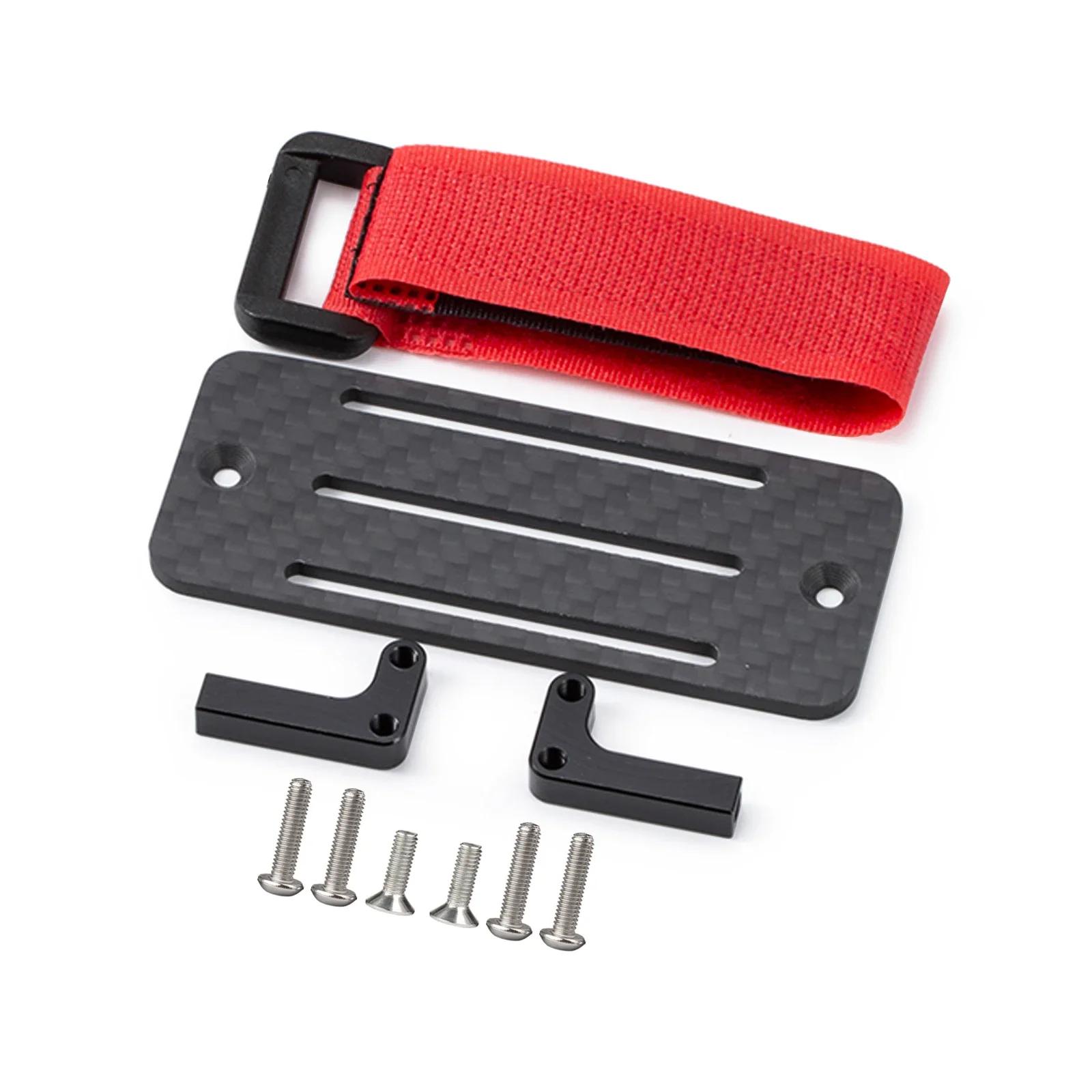 

HooCrawler Carbon Fiber LCG Chassis Kit for 1/10 RC Crawler Element Enduro SCX10 III Capra TRX4 AR44 AR46 Portal Axle Builds