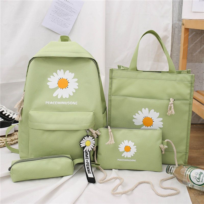 junior high school primary and secondary school students backpack, backpack, pencil bag, trendy air cushion strap
