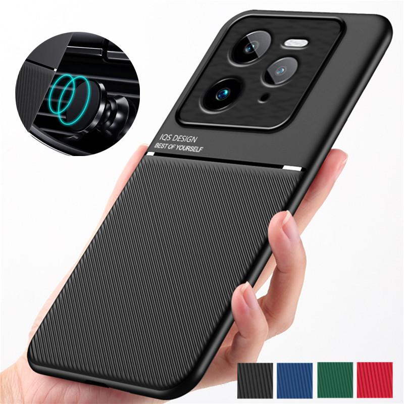 Прочный Нескользящий Чехол для Realme GT 7 Pro 5G GT6 GT 6 6T Встроенный Магнитный Держатель для Автомобиля Coque Fundas Shell Capa