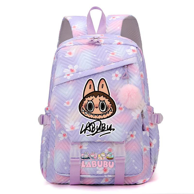 Cartoon Printed Backpack Student Kid Boy Girl Bookbag Teenger Large Capacity Waterproof Schoolbag Travel Bag Gift Mochila