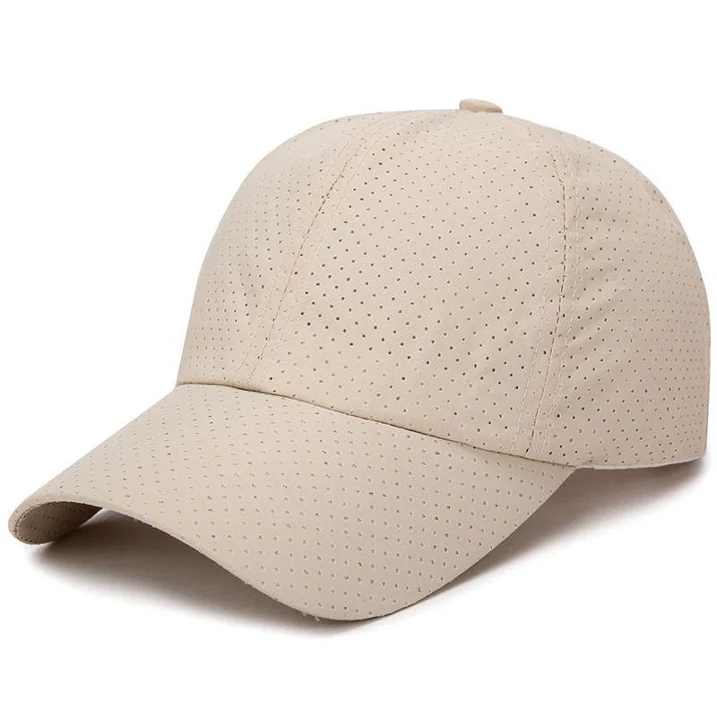 Summer Outdoor Sport Baseball Caps For Women And Men Breathable Mesh Snapback Hats Casquette Bone Fashion Casual Trucker Sun Hat