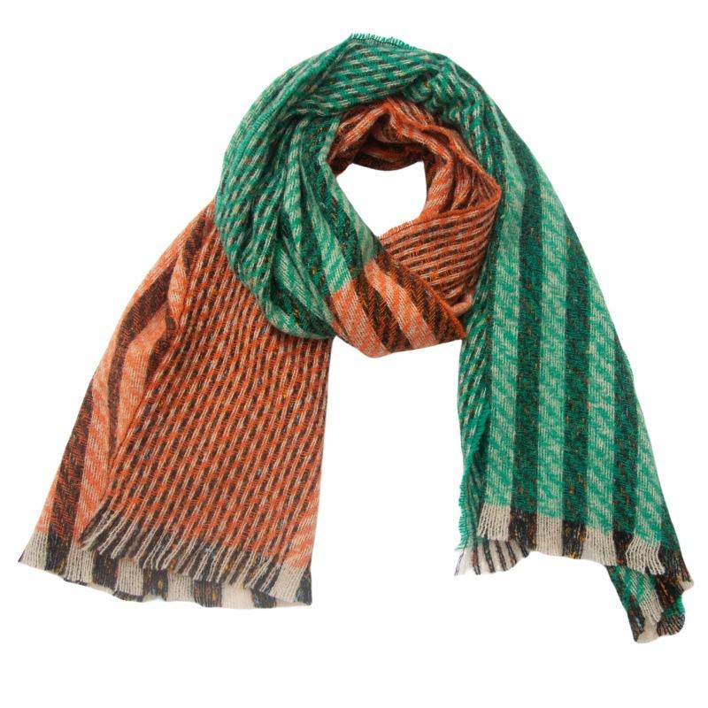 Ladies' New Double-Sided Thickened Versatile European And American Autumn And Winter Scarf, Air Conditioning Shawl