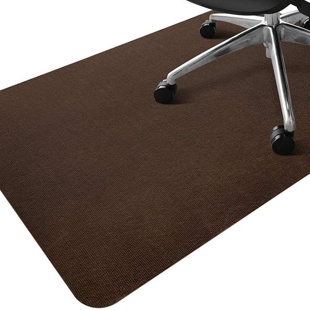 Anti Slip Office Chair Mat Self-adhesive Rolling Wheelchair Carpet  Wood Floor Protection