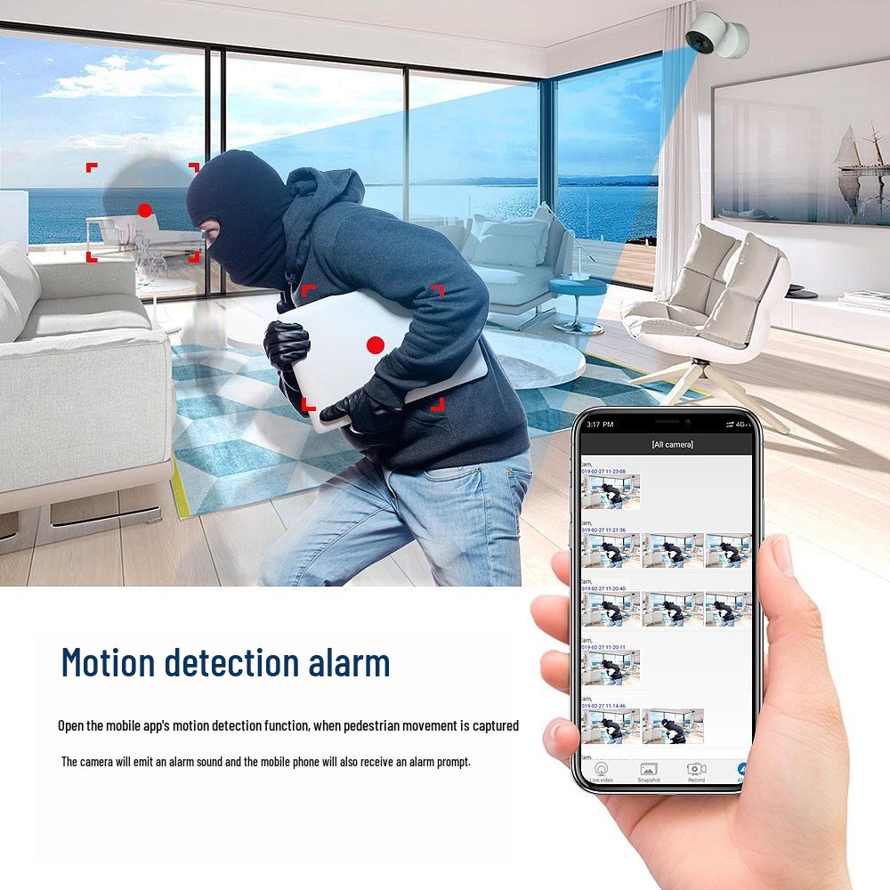 Tuya Indoor 360° HD Smart Camera with Wireless Mobile Tracking