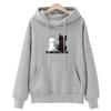 Factory direct sales hooded fleece sweater women's 2019 autumn and winter Korean version loose women's tops versatile trend students