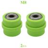 2pcs 8mm 10mm Motorcycle Chain Tensioner Motocross Wheel Guide Drive Roller Pulley ATV Moto Accessories Enduro Dirt Pitbike