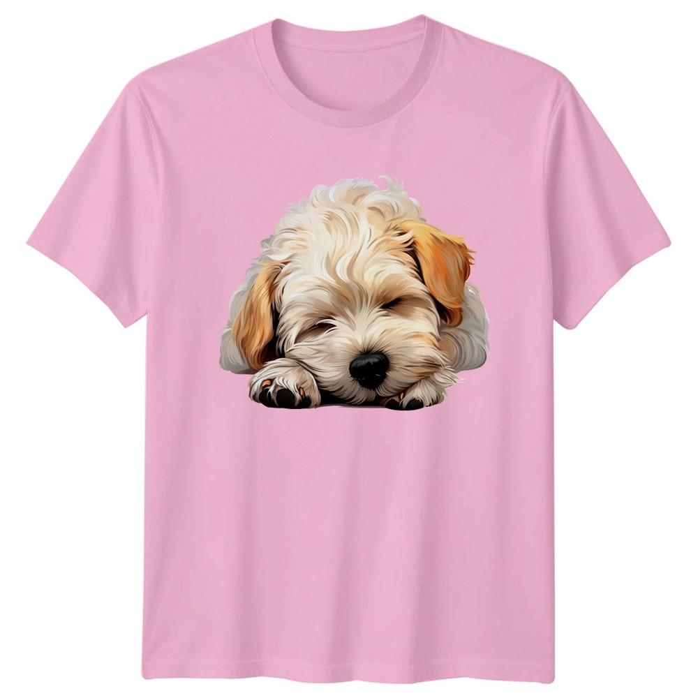 Sleeping Puppy Dogs Animals Unisexs TShirt Unisexs Tee Graphic Unisex Top c